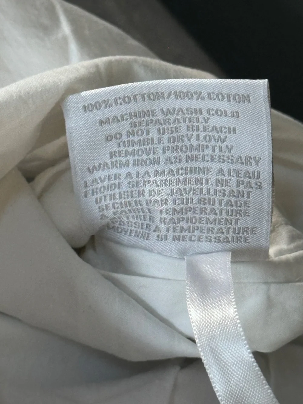 Restoration Hardware Italian Cotton King Duvet Cover